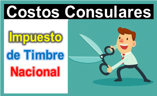 ELIMINACION PAGO IMPUESTO DE TIMBRE CONSULAR