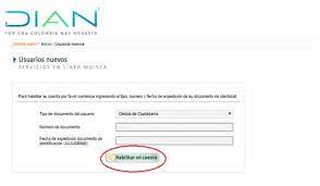 DIAN USUARIOS REGISTRADOS