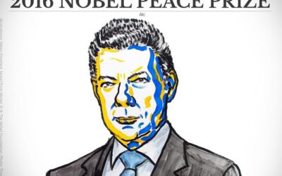 ENTREGA DEL NOBEL DE PAZ A SANTOS